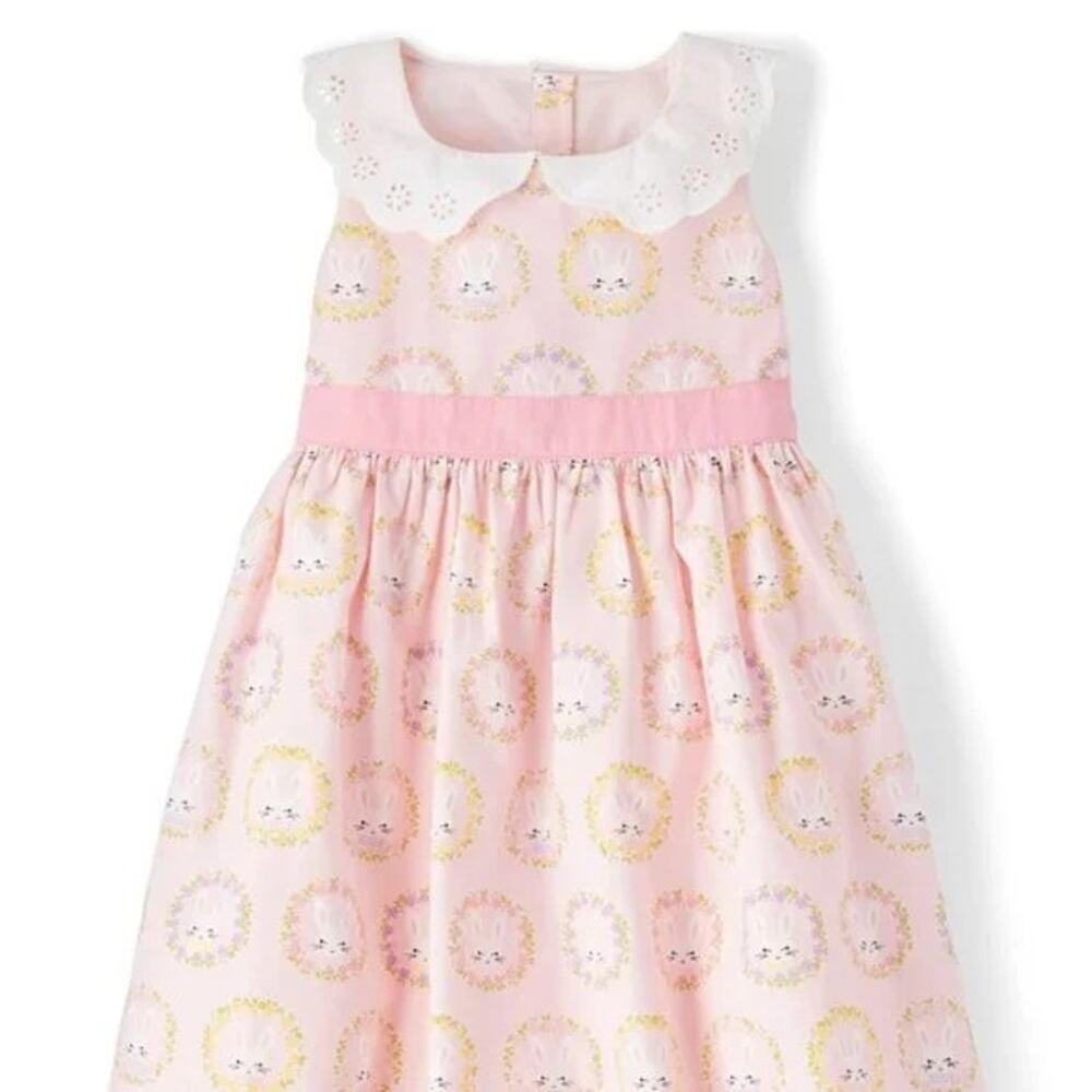 Gymboree Girls Pink Easter Spring Jubilee Easter Bunny Dress Size 12-18M